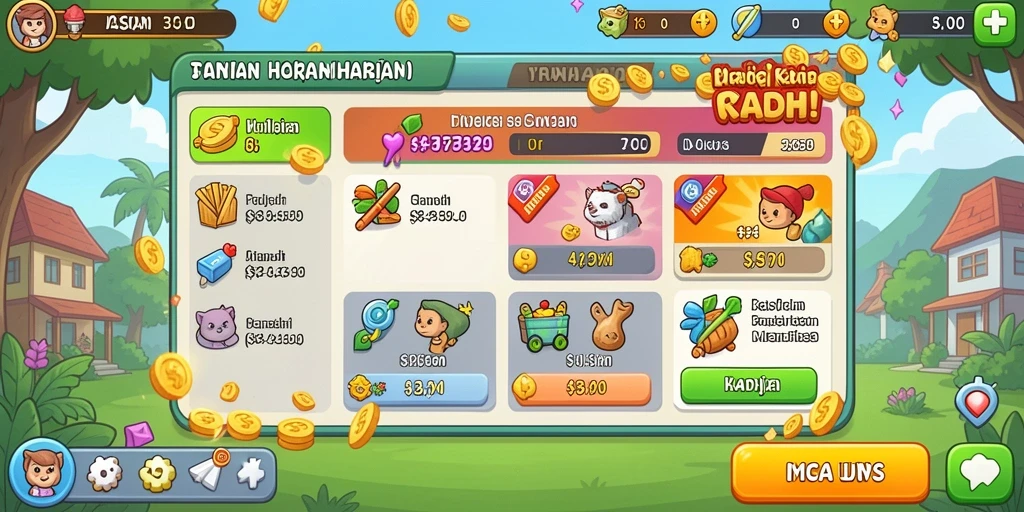 Tampilan grafis yang memukau dan detail yang halus.