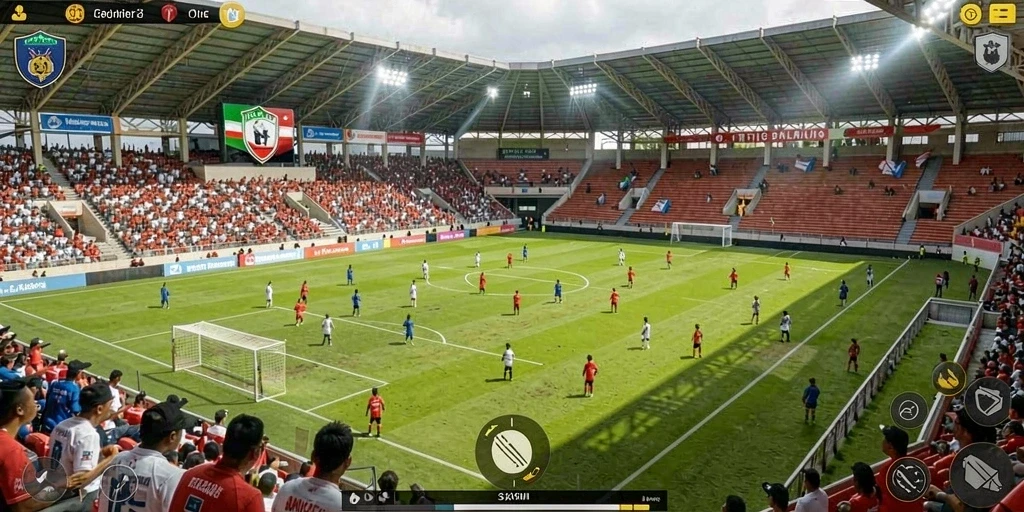 Grafik yang memukau dengan efek suara yang imersif.