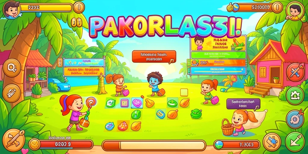 Screenshot dari misi seru di dalam game.