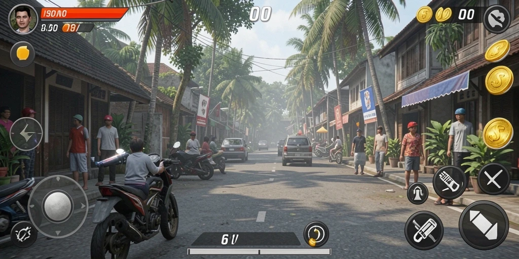 Mode multiplayer yang seru dan kompetitif.