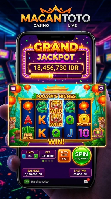 macantoto — layar beranda